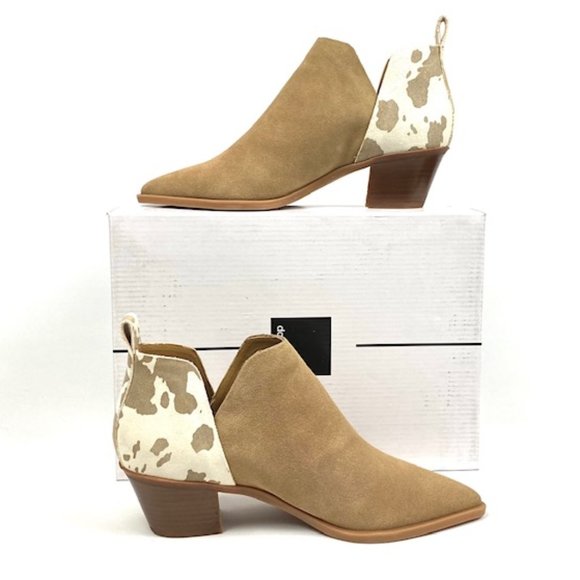 New Dolce Vita Satara Desert Multi Suede Leather Ankle Bootie 8.5 - Picture 7 of 8